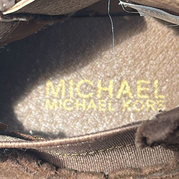 Michael Michael Kors Emma Bonnie Chelsea Brown Boot Size 8 - Picture 7 of 10